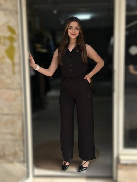 طقم فيست prada صيفي انيق